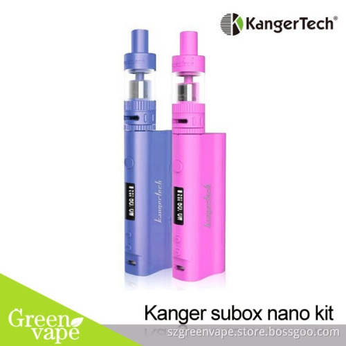 2015 newest Kanger subox nano starter kit with colorful choice!